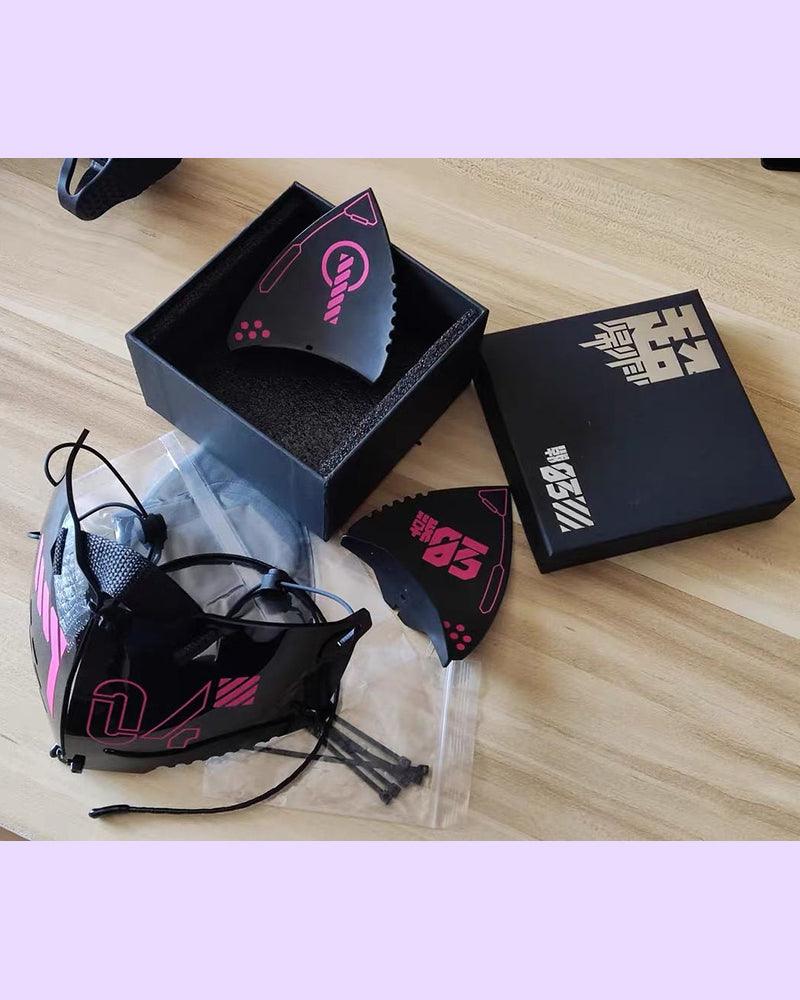 Bad Girl Cyberpunk Cat Ear Headband And Mask (Sold Separately) - Image 17