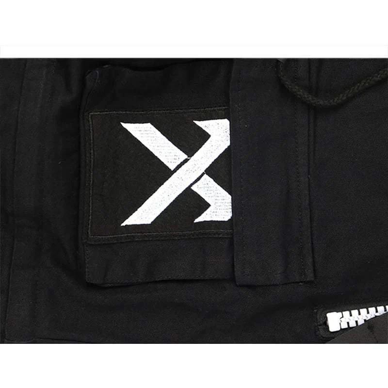 Become An X-Man Techwear Black Cargo Pants - Image 7