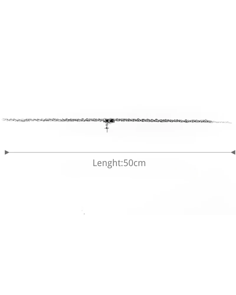 Black Stone Multi-layered Star Necklace - Image 6