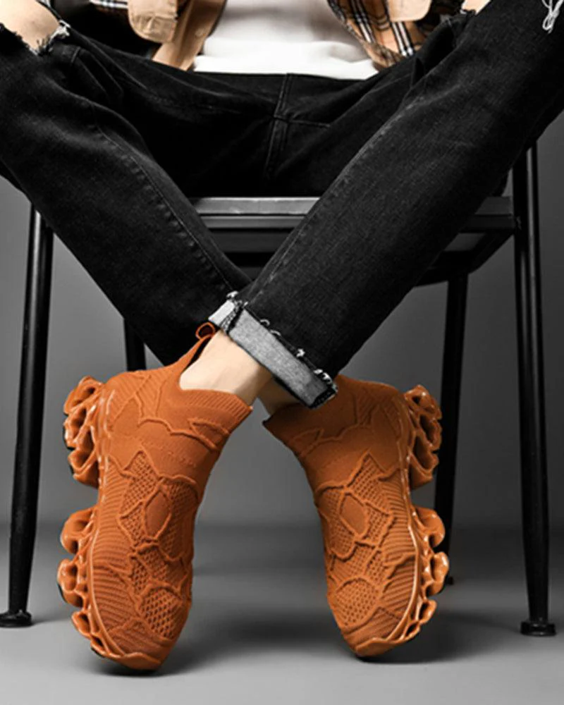 Cyberpunk Casual Woven Performance Sneakers - Image 17