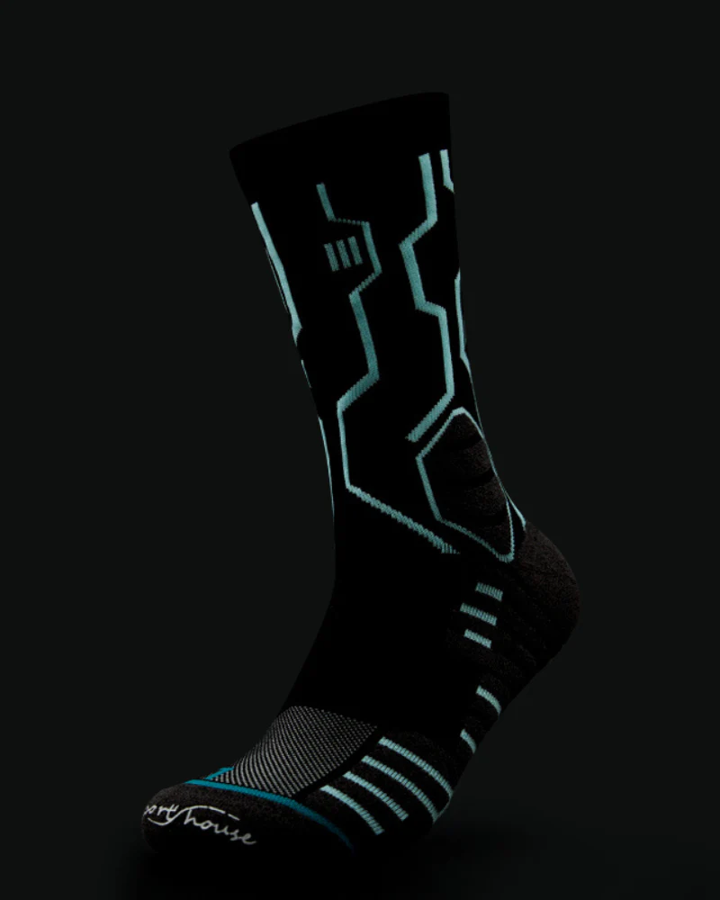 Cyberpunk Circuit Mid-calf Socks - Image 5