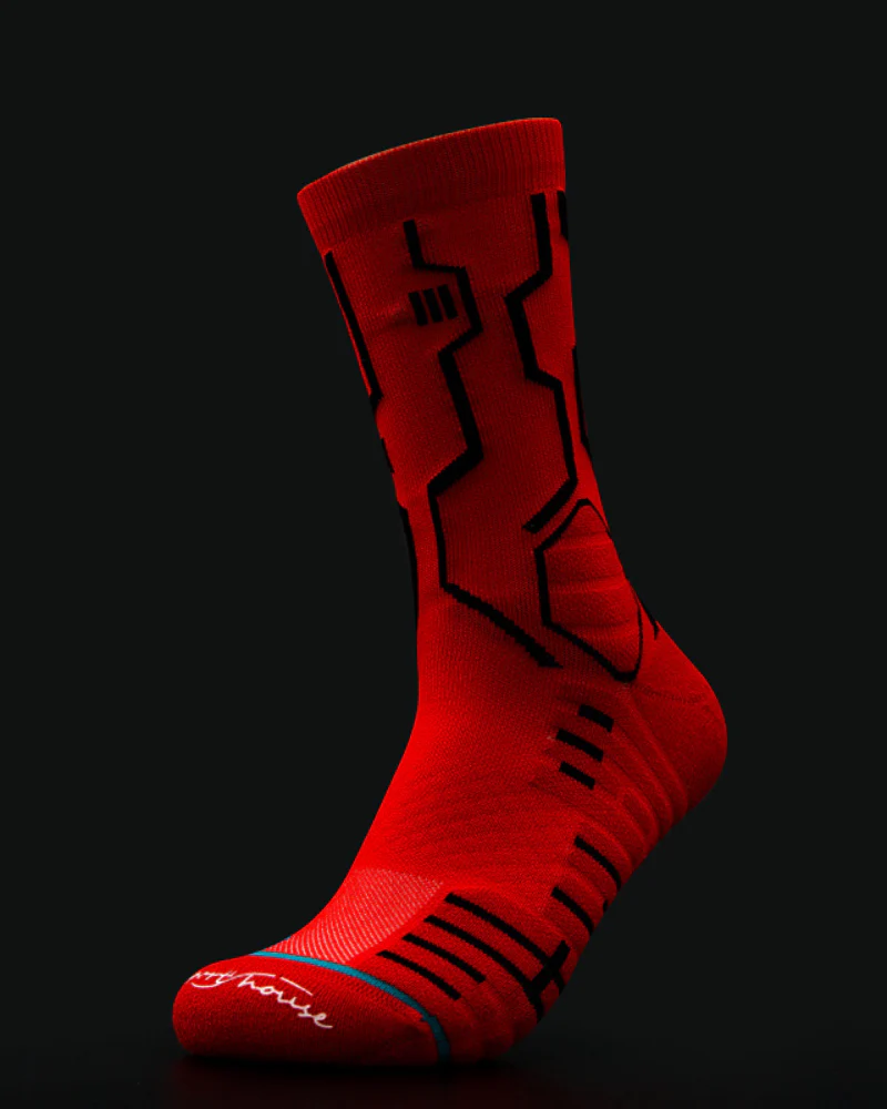 Cyberpunk Circuit Mid-calf Socks - Image 8