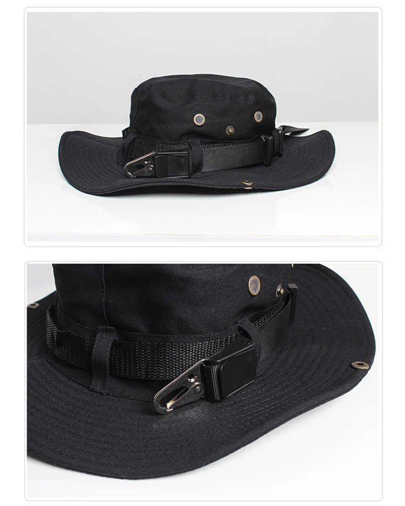 Cyberpunk Functional Drawstring Bucket Hat - Image 8