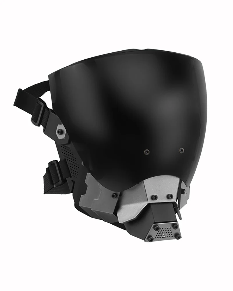 Cyberpunk Functional Half Helmet Mask - Image 4