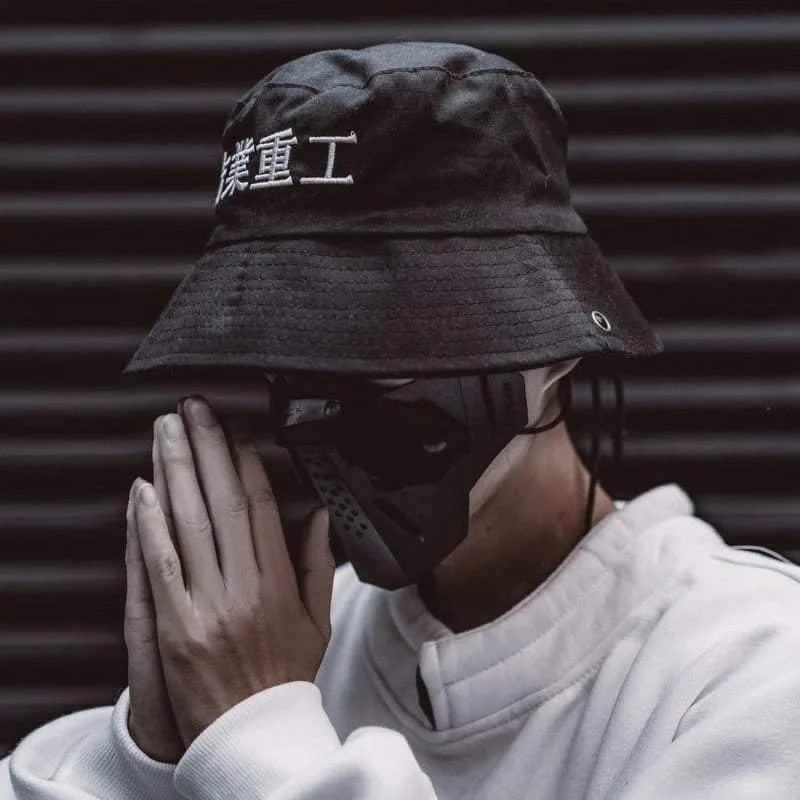 Cyberpunk Futuristic Half Face Mask - Image 10