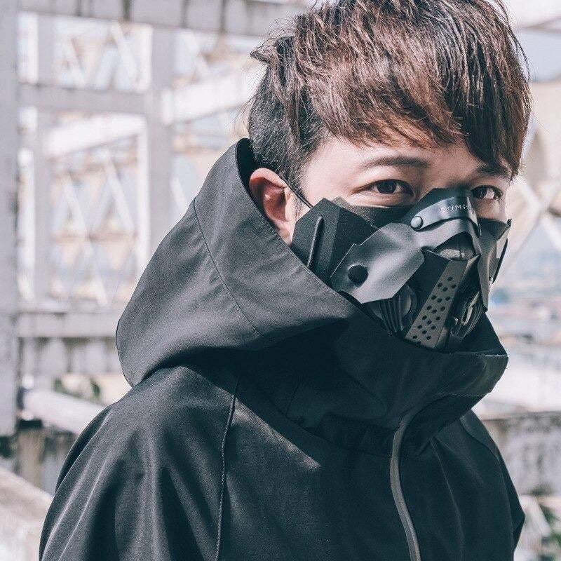 Cyberpunk Futuristic Half Face Mask - Image 2