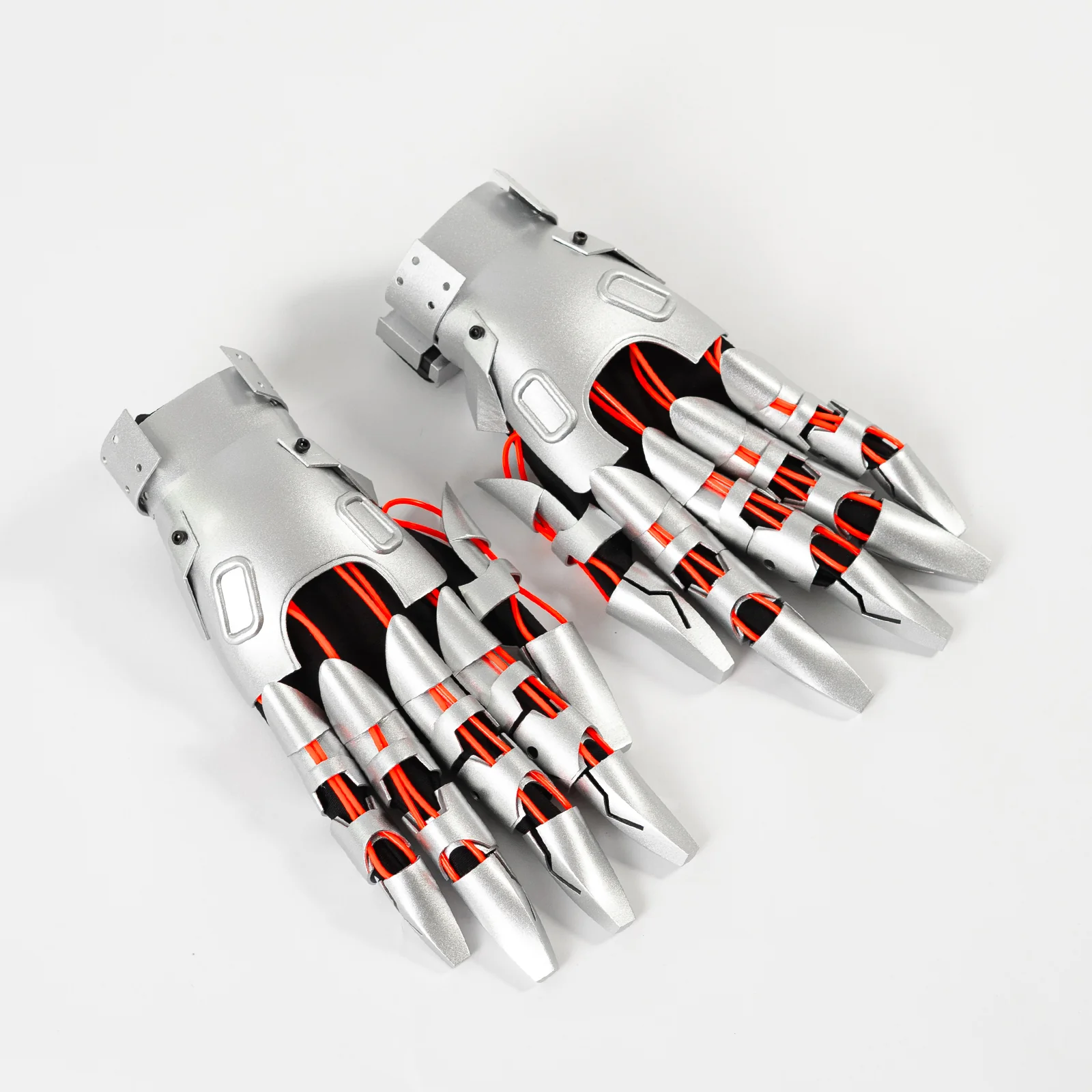 Cyberpunk Glowing Mechanical Hand Gloves - Image 14