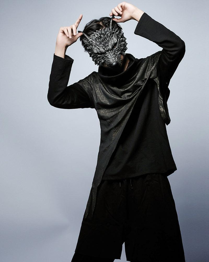 Cyberpunk Half Face Werewolf Mask - Image 11