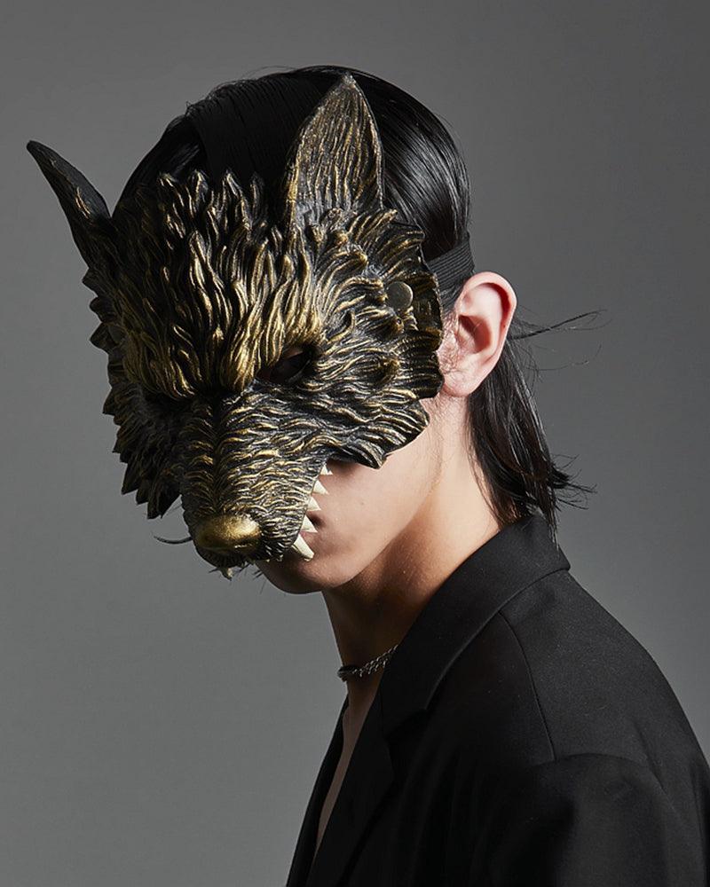 Cyberpunk Half Face Werewolf Mask - Image 5