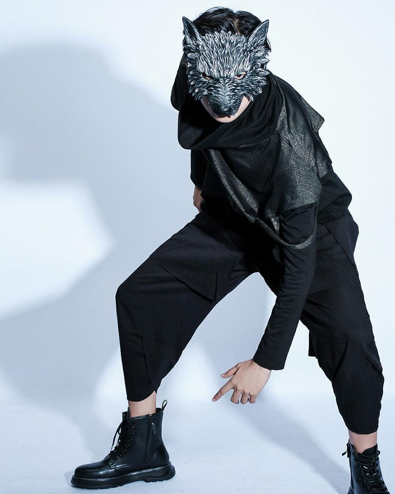 Cyberpunk Half Face Werewolf Mask - Image 9