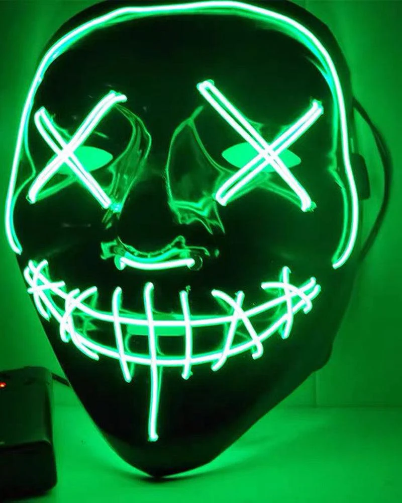 Cyberpunk LED Ghost Face Mask - Image 6