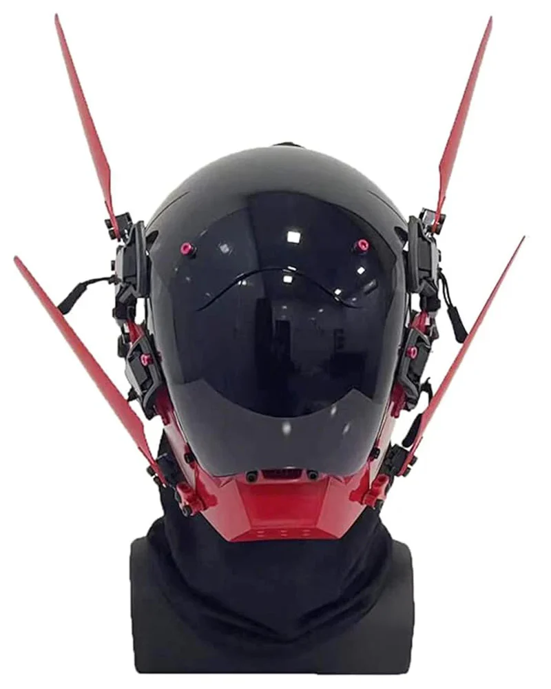 Cyberpunk LED Light Helmet Mask - Image 11