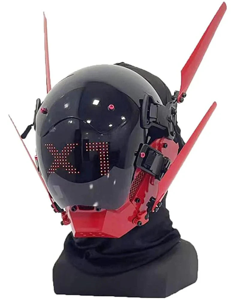 Cyberpunk LED Light Helmet Mask - Image 14