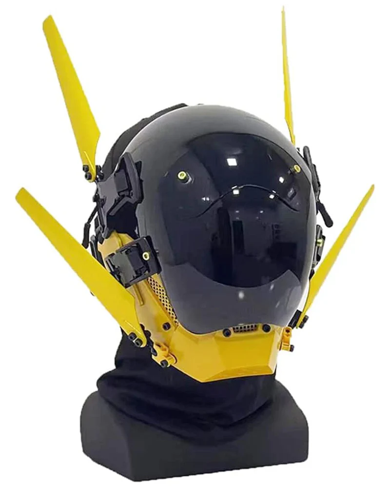 Cyberpunk LED Light Helmet Mask - Image 9