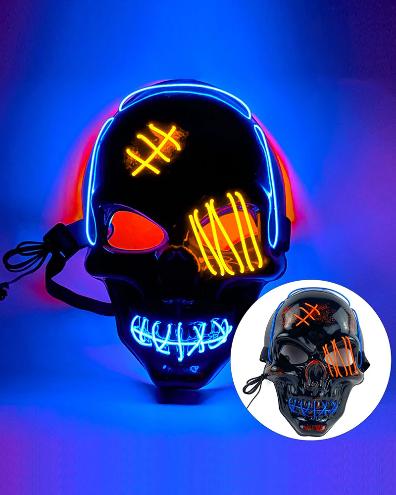 Cyberpunk LED Skull Ghost Face Mask - Image 20