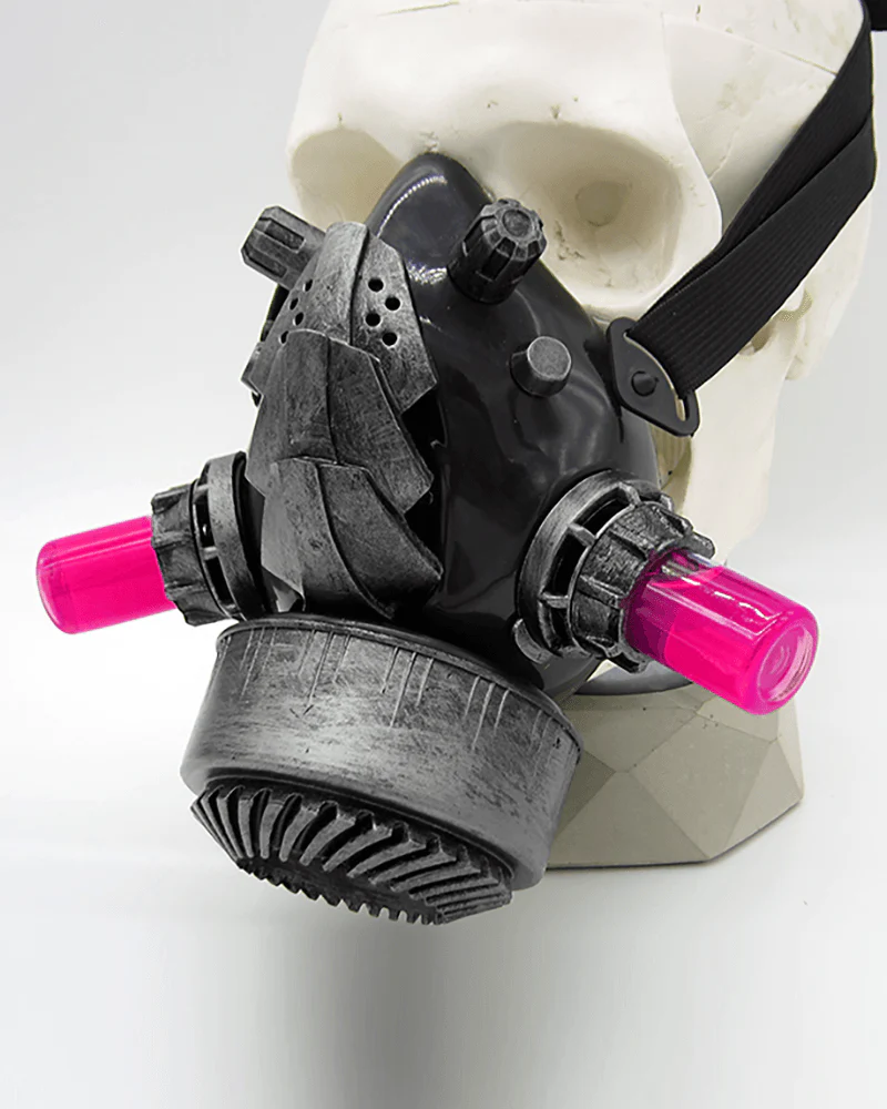 Cyberpunk Steampunk Glow Goggles And Mask (Sold Separately) - Image 7