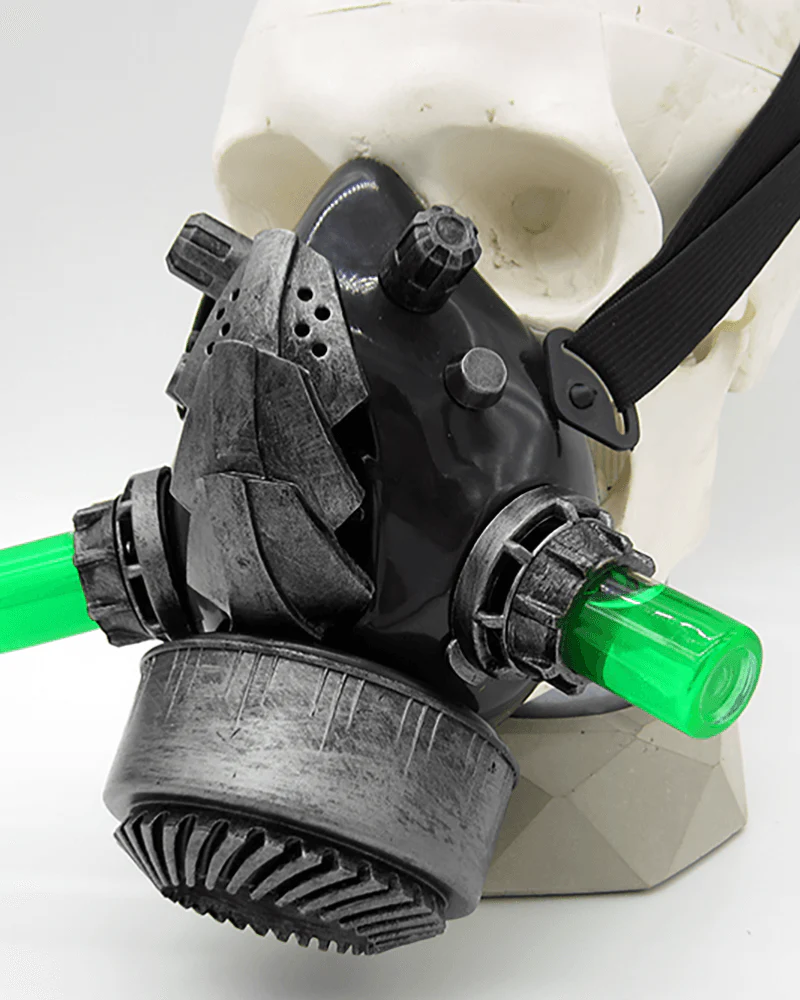 Cyberpunk Steampunk Glow Goggles And Mask (Sold Separately) - Image 9