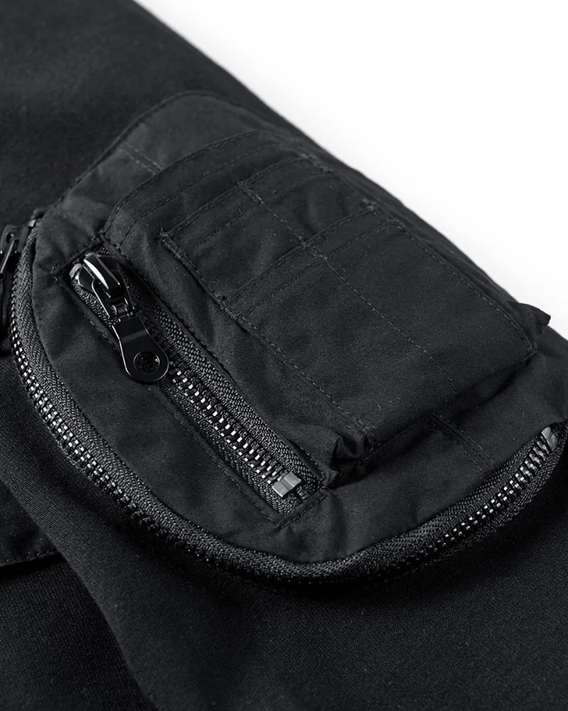 Dark-style Functional Crew Neck Long-sleeved Sweatshirt - Image 7