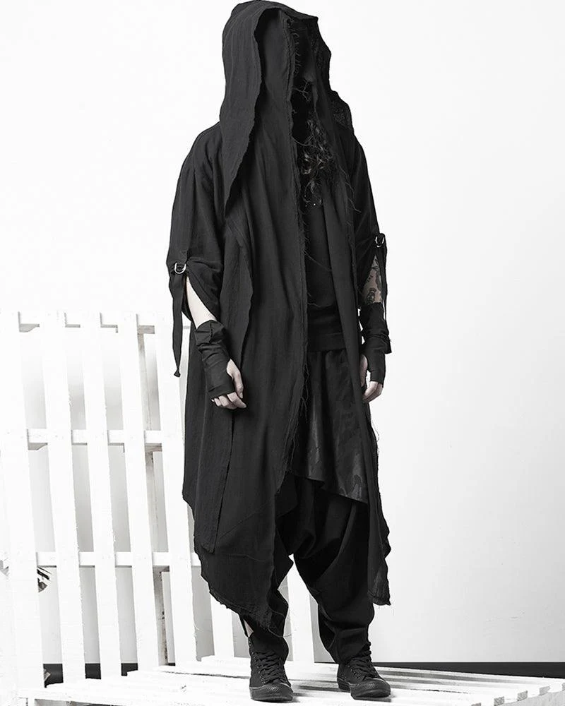 Diablo Immortal Techwear Ninja Cloak Long Coat - Image 7
