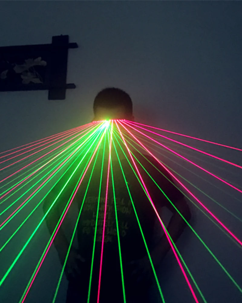 DJ Performance LED Rave Laser Glasses - Image 3