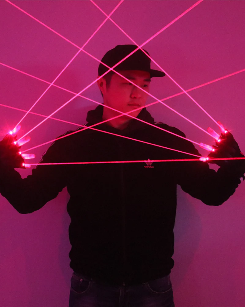Dramatic Flair Laser Cyberpunk Gloves - Image 4