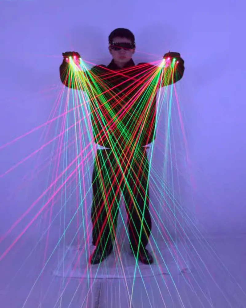 Dramatic Flair Laser Cyberpunk Gloves - Image 6