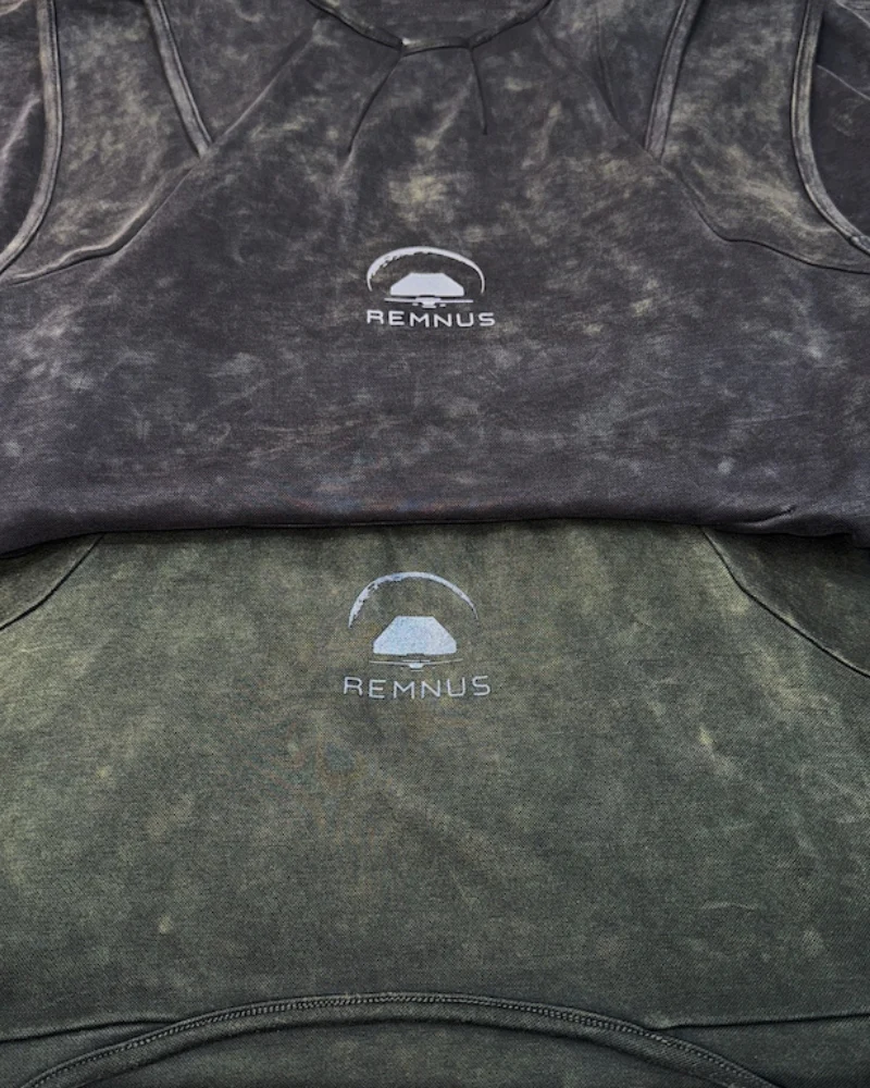 Dune Wasteland Deconstructed Splicing Sleeveless T-Shirt - Image 11