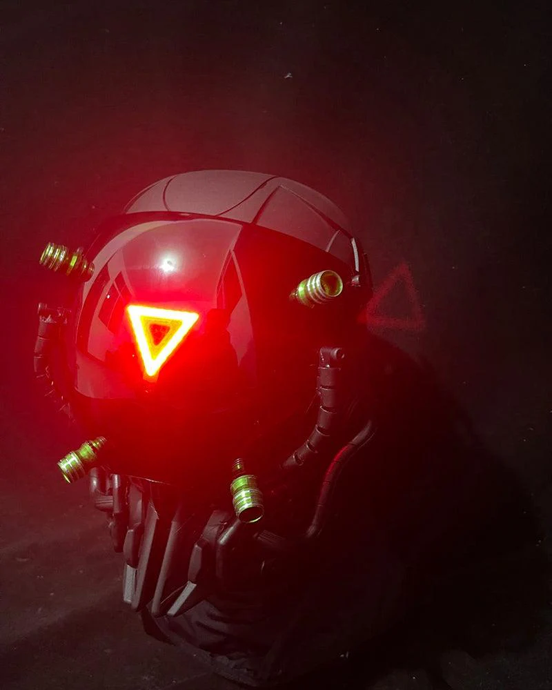 End The Battle LED Cyberpunk Helmet Mask - Image 10