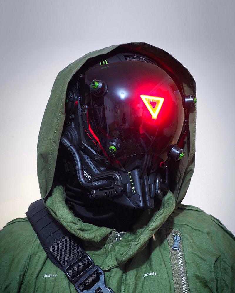 End The Battle LED Cyberpunk Helmet Mask - Image 5