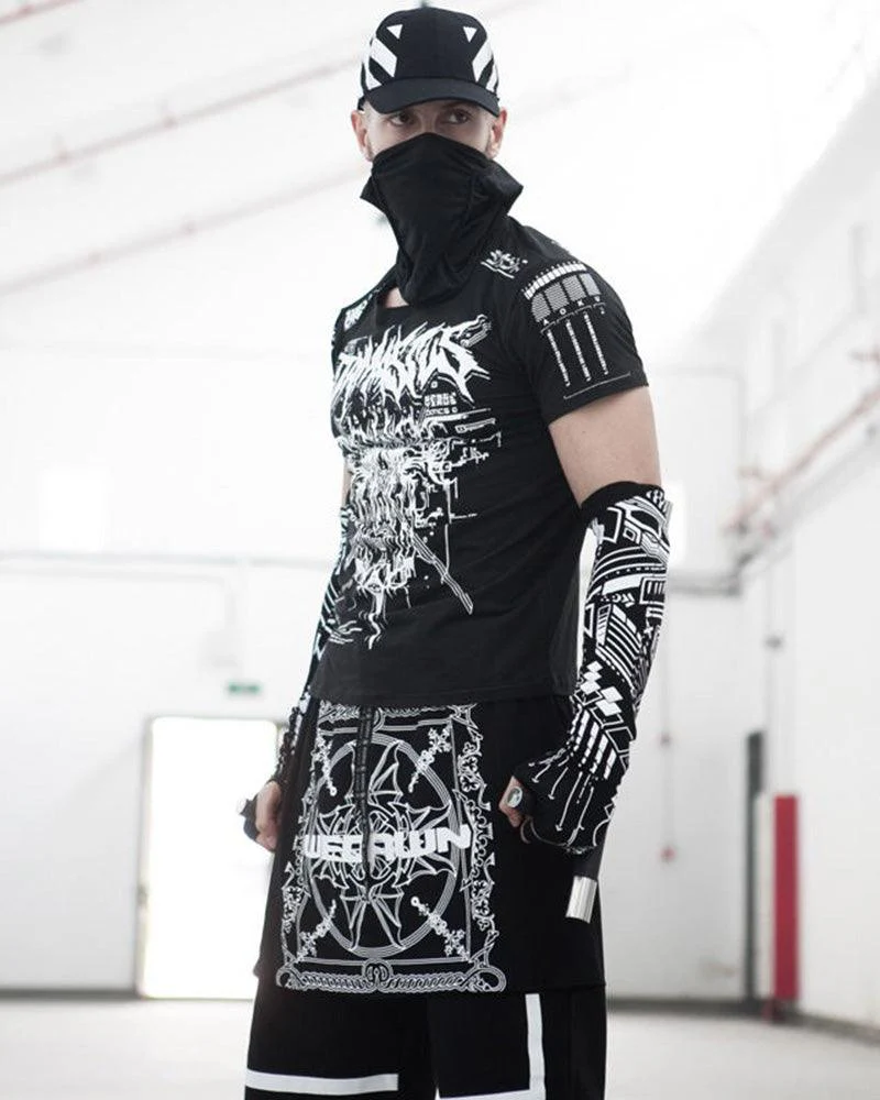Faults Are Techwear Ice Silk Bracers Gloves - Image 4