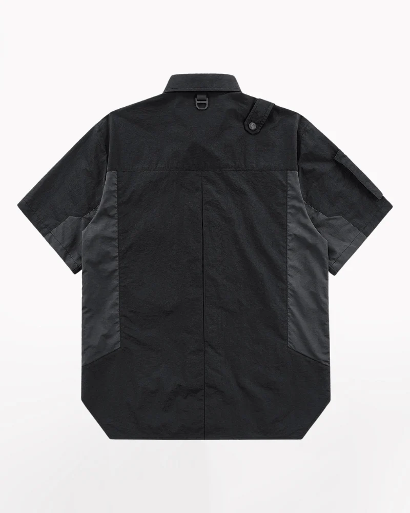 Functional Chest Bag Techwear Cargo Shirt - Image 2
