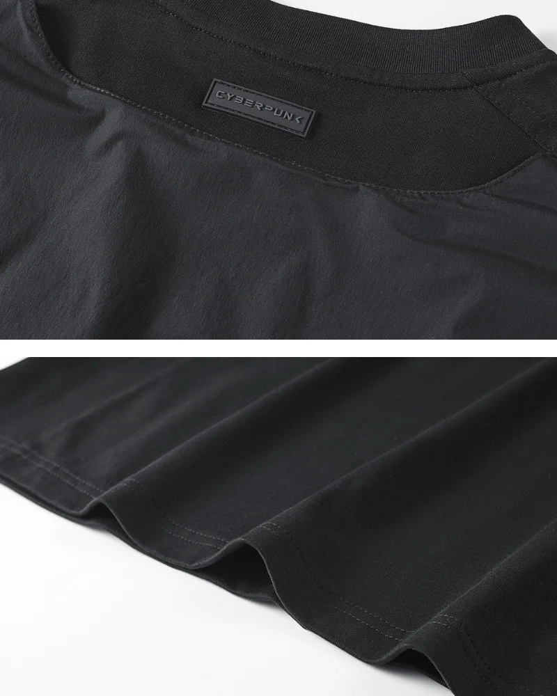 Functional Chest Pocket Techwear T-Shirt - Image 4