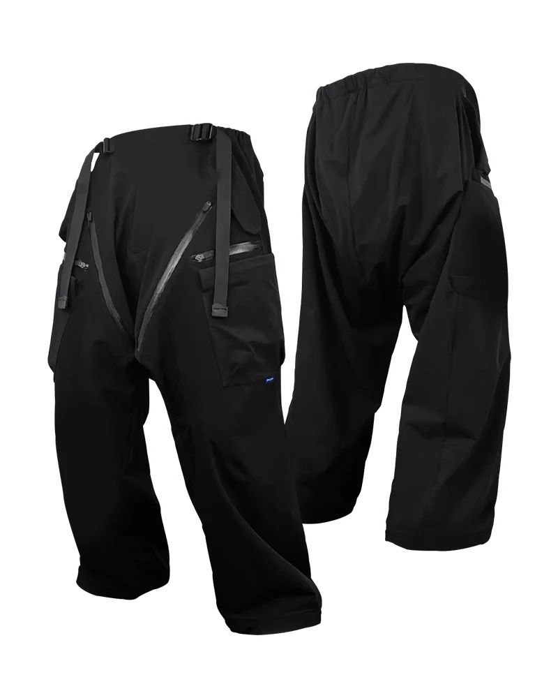Functional Drop-Crotch Cargo Pants - Image 8
