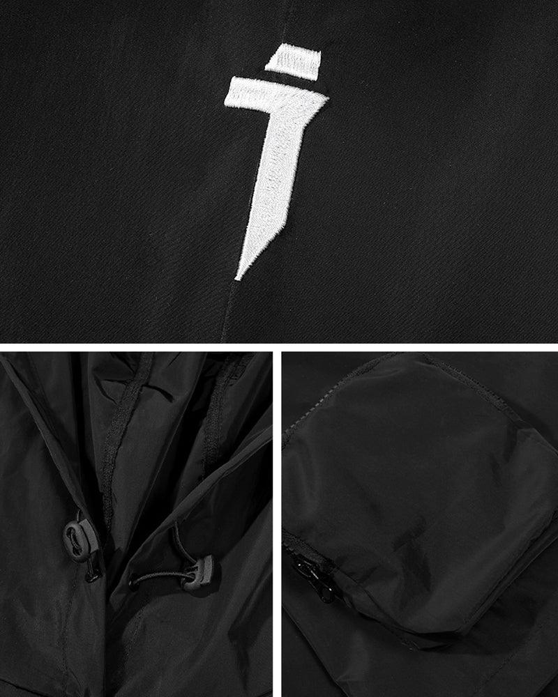 Functional Hooded Short Black Cape - Image 15