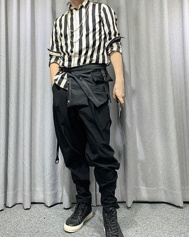 Functional Japanese Apron Chest Sling Bag - Image 4