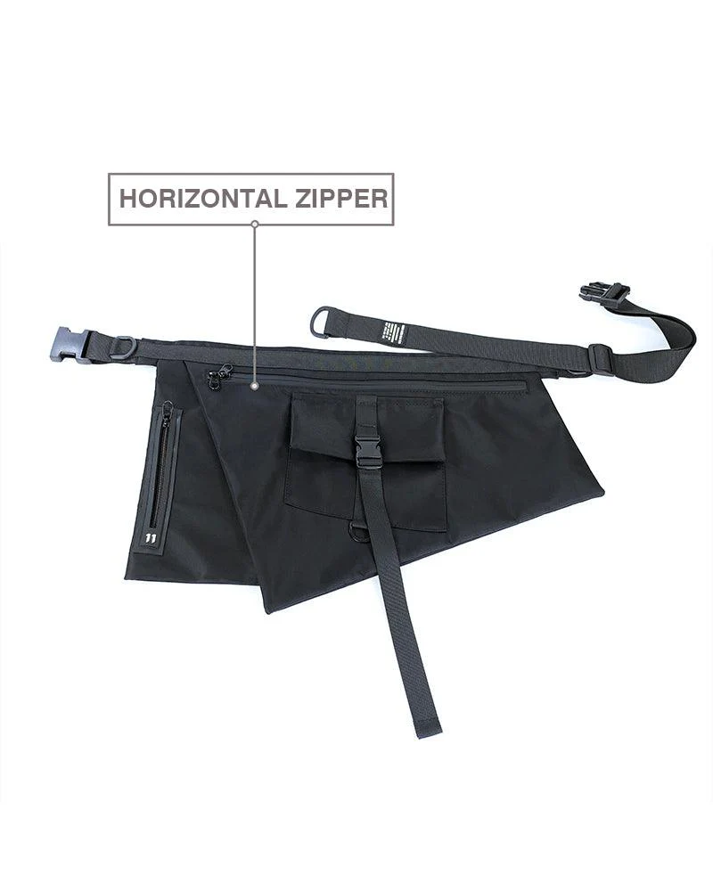 Functional Japanese Apron Chest Sling Bag - Image 7