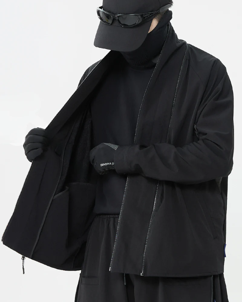 Functional Japanese Kimono Jacket - Image 7