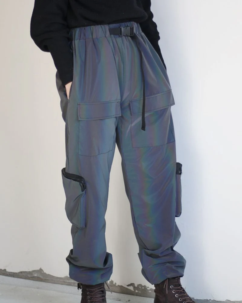 Functional Laser Colorful Reflective Pants - Image 6
