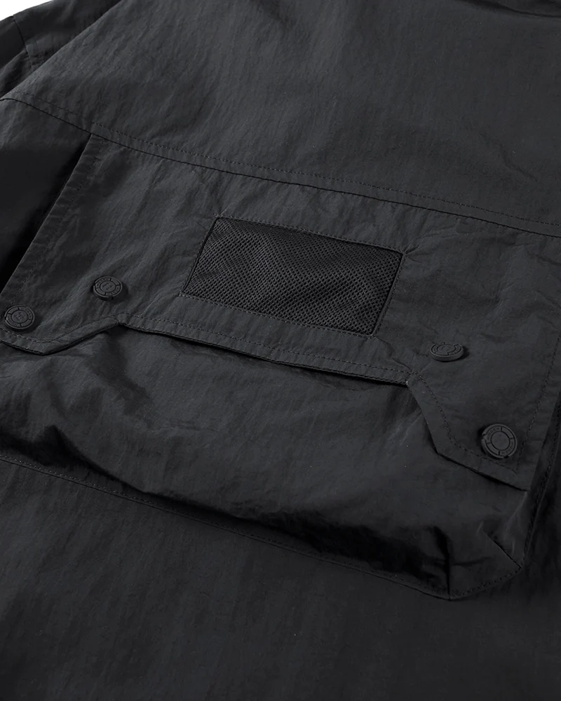 Functional Multi-Pocket Detachable Sleeve Shirt - Image 8