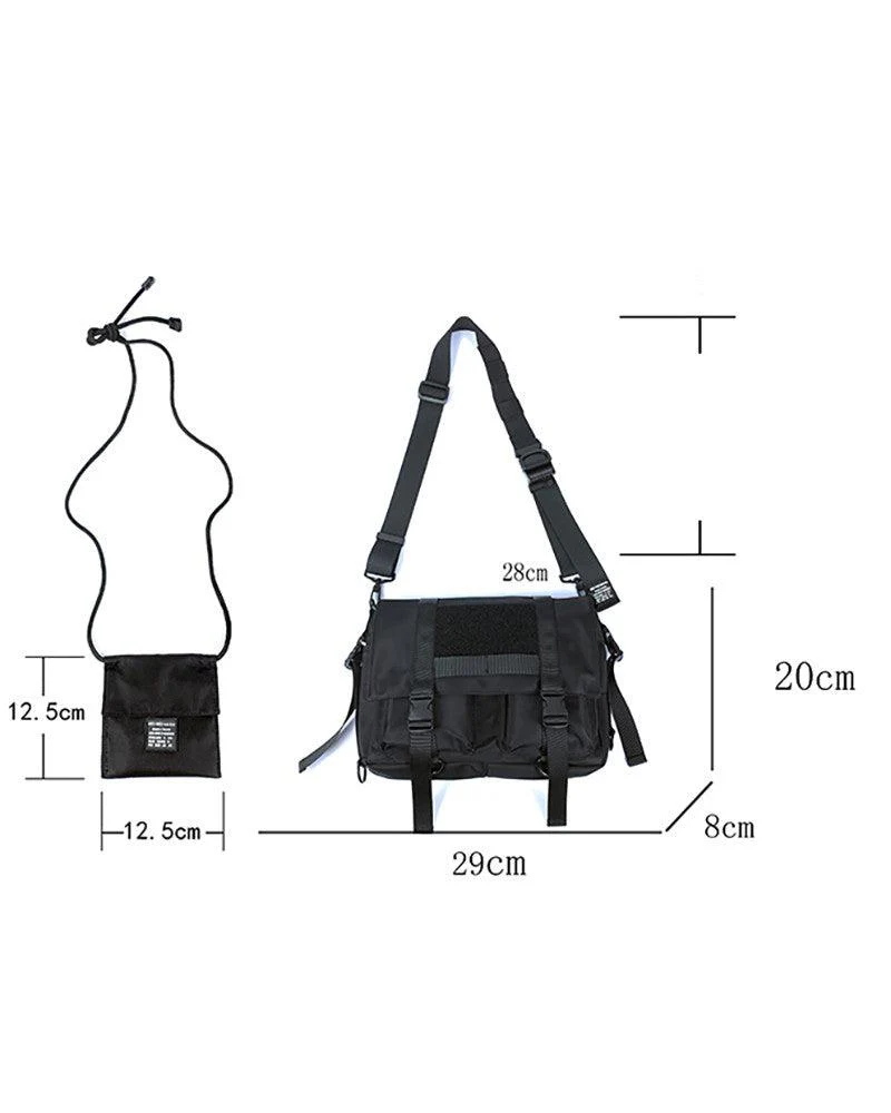 Functional Streetwear Sling Messenger Bag - Image 10