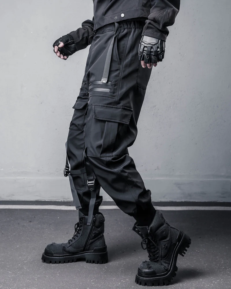 Functional Tactical Ribbon Paratrooper Cargo Pants - Image 4