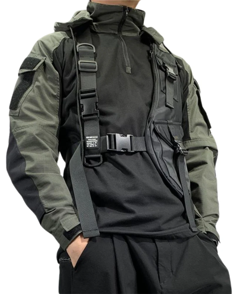 Functional Vest Fashion Chest Bag - Image 7