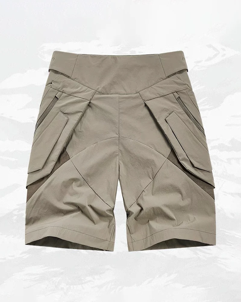 Functional Zipper Pockets Cargo Shorts - Image 10