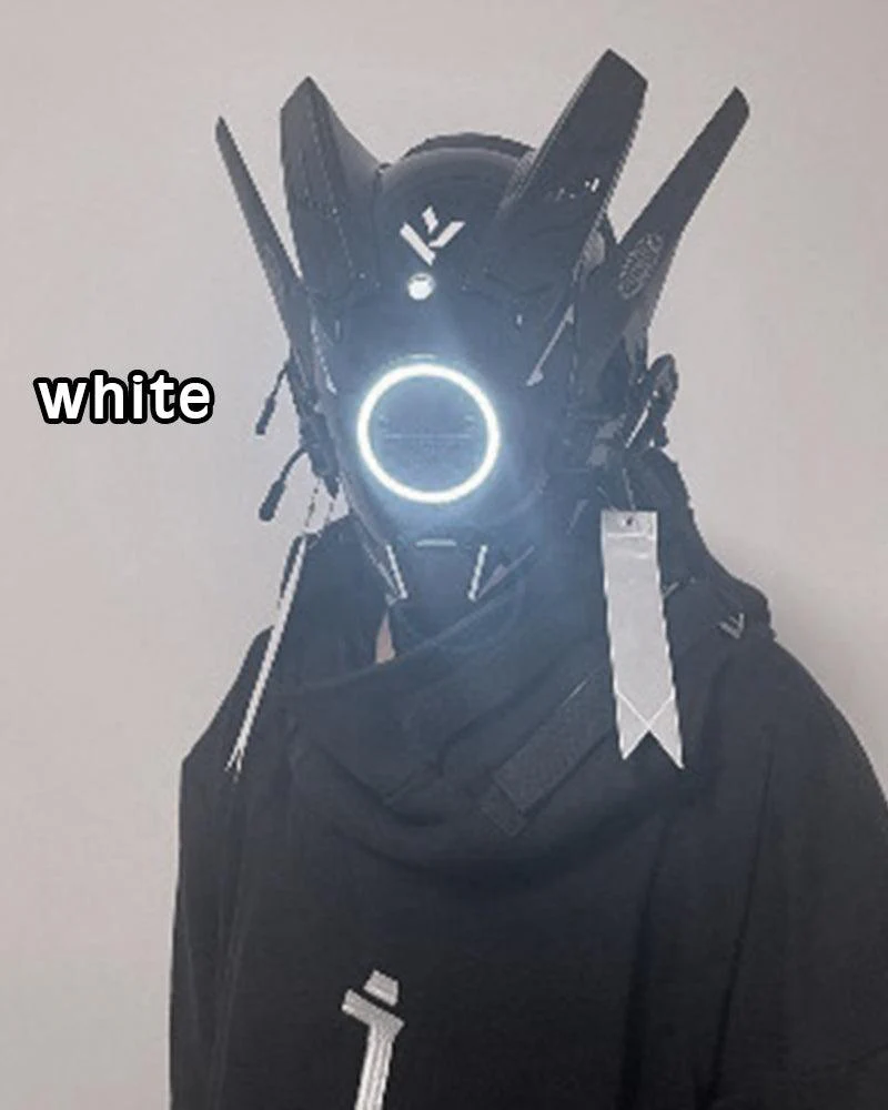Future Cosplay LED Cyberpunk Helmet Mask - Image 25