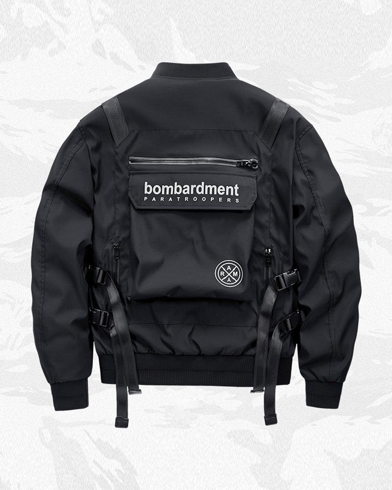 Futuristic Backpack Functional Bomber Jacket - Image 5