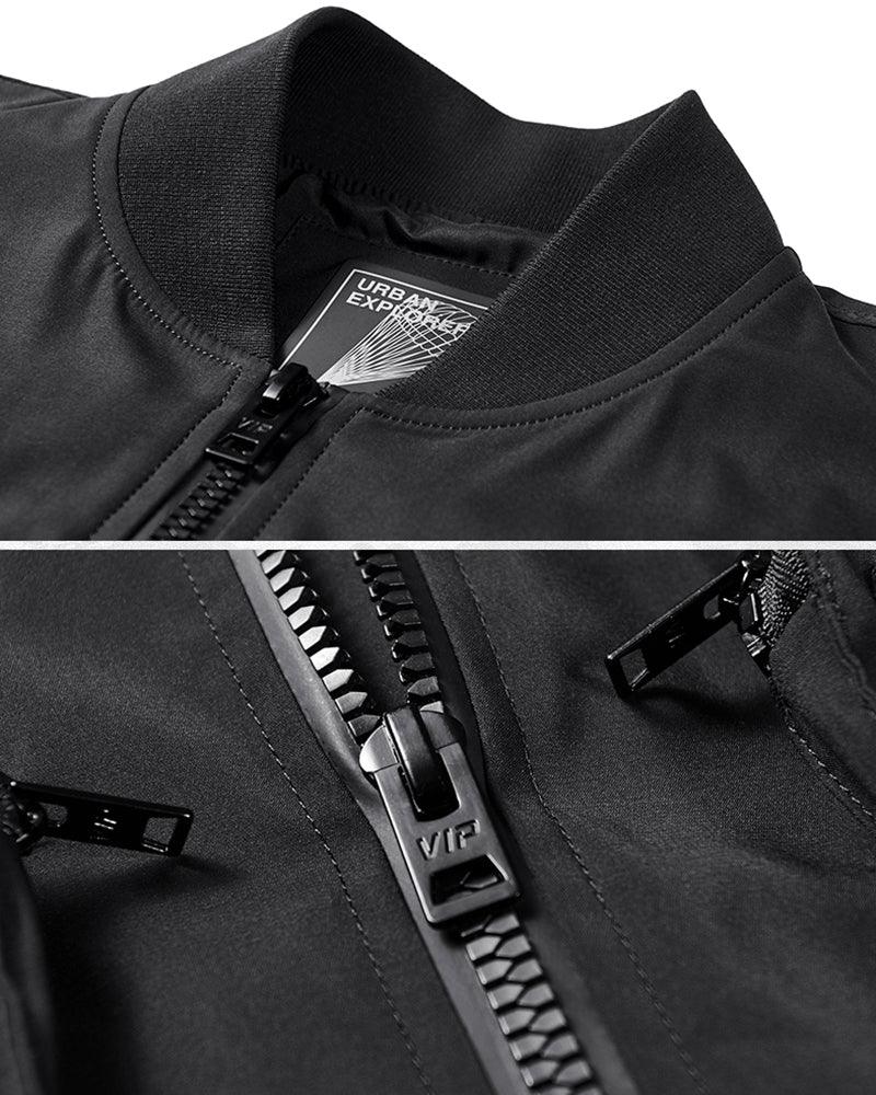 Futuristic Backpack Functional Bomber Jacket - Image 8