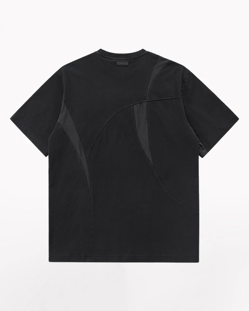 Geometric Patchwork Techwear T-Shirt - Image 3