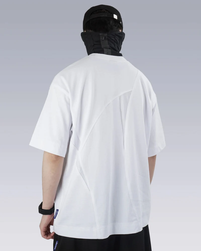 Geometric Patchwork Techwear T-Shirt - Image 8