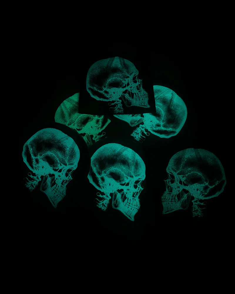 Glow-in-the-Dark Skeleton Unisex Beanie - Image 7