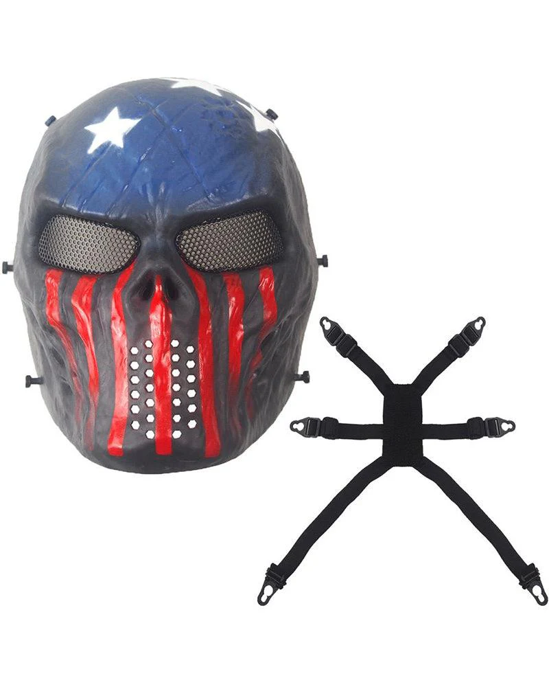 Graffiti Outdoor Tactical Skull Mask - Image 7
